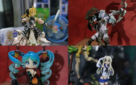 图2 《魔力时代》美术部的各种手办