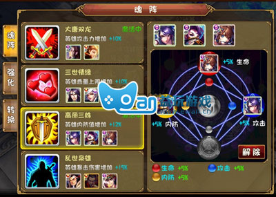《大唐双龙传》魂阵攻略